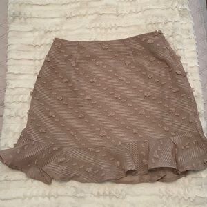NWOT Taupe Skirt
